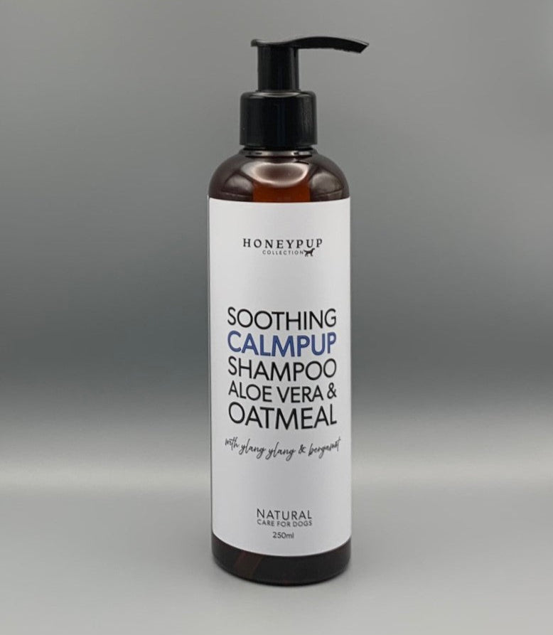 dog shampoo, canine shampoo, gentle dog shampoo, Honeypup Collection Dog Grooming Products