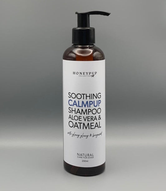 dog shampoo, canine shampoo, gentle dog shampoo, Honeypup Collection Dog Grooming Products