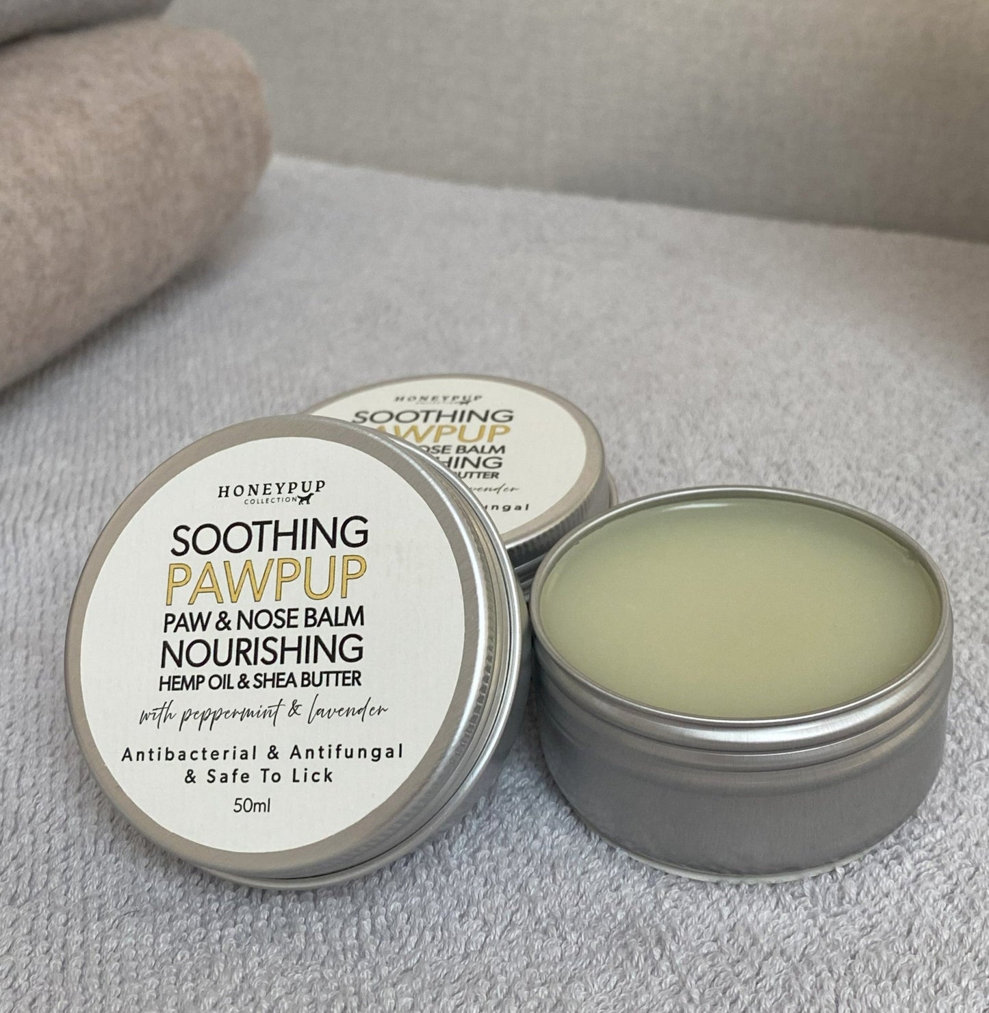 natural dog paw balm, no harsh chemicals, no parabens, no SLS, natural ingredients,