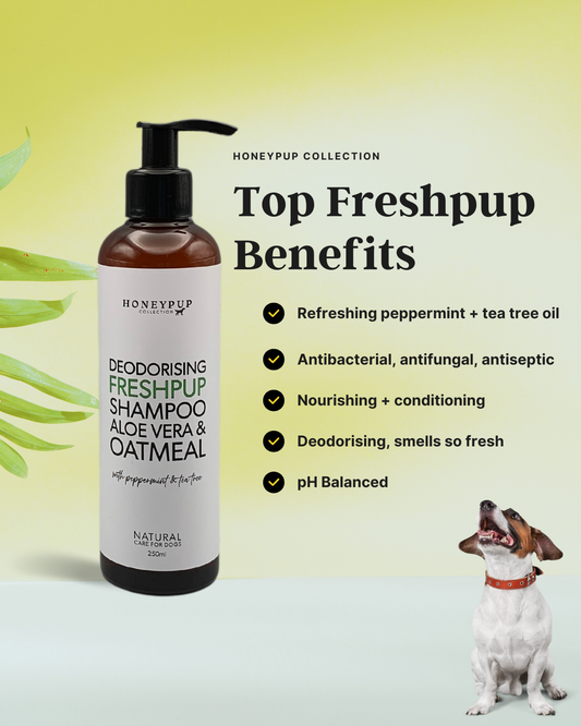 FRESHPUP Deodorising Dog Shampoo – Powerful Odour Neutraliser