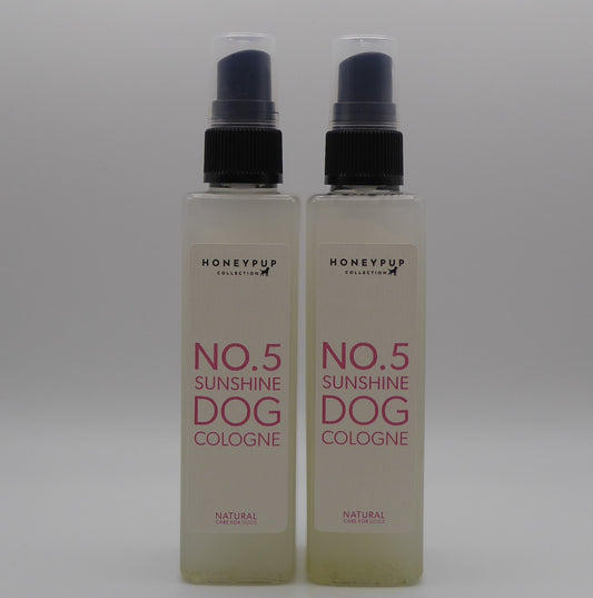 No.5 Sunshine Dog Cologne – Luxurious, Natural Dog Grooming Spray UK