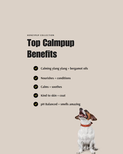 CALMPUP Soothing Shampoo & Conditioner Duo – Naturally Calming Grooming for Dogs