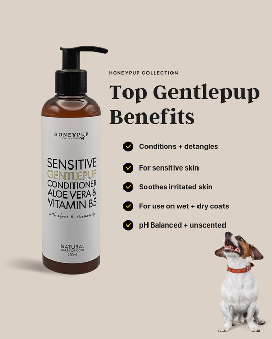 GENTLEPUP Sensitive Dog Conditioner – Soothing, Natural Detangling Care