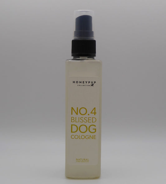 No.4 Blissed natural dog cologne spray bottle