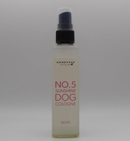 No.5 Sunshine Dog Cologne – Luxurious, Natural Dog Grooming Spray UK